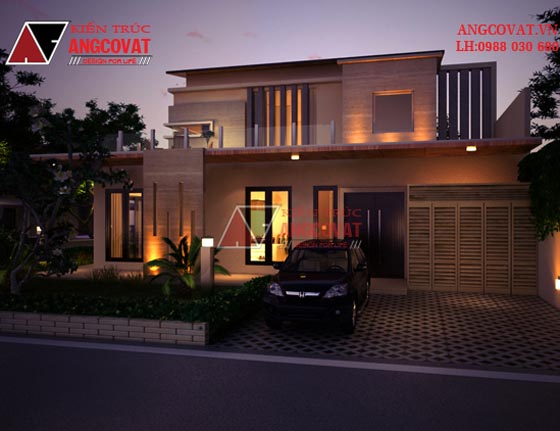 Bản vẽ thiết kế nhà 200m2 mặt tiền 12m ở Hà Nội BT261655