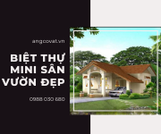 Xu hướng thiết kế biệt thự mini sân vườn đẹp lạ và độc đáo nhất