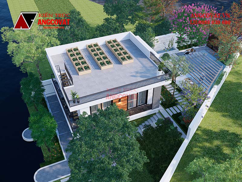 chi phí làm nhà 1 tầng 80m2 2 phòng ngủ