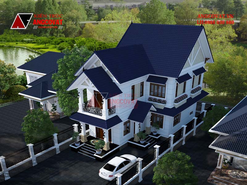 Hình ảnh 3: Mẫu thiết kế nhà 2 tầng 120m2 tiện nghi