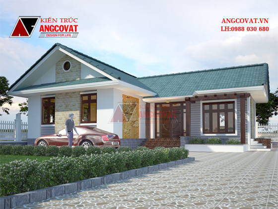 Bản vẽ nhà cấp 4 100m2 1