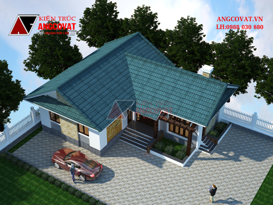 Bản vẽ nhà cấp 4 100m2 3