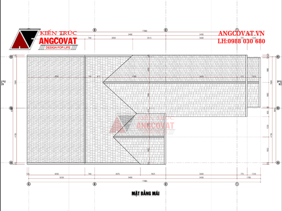Bản vẽ nhà cấp 4 2 phòng ngủ 5