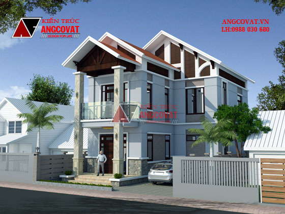 Bản vẽ thiết kế nhà diện tích 90m2 1