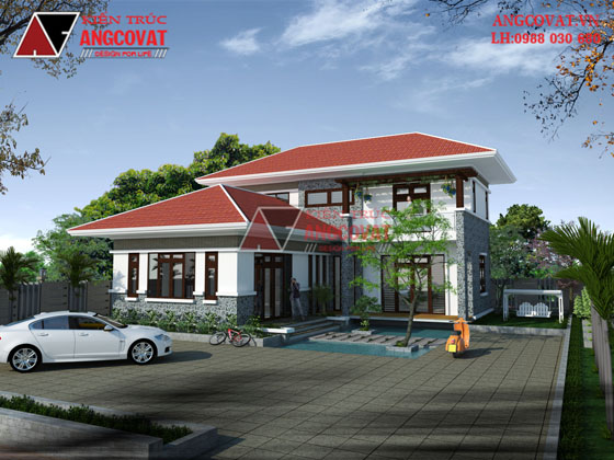 Bản vẽ thiết kế nhà diện tích 90m2 10