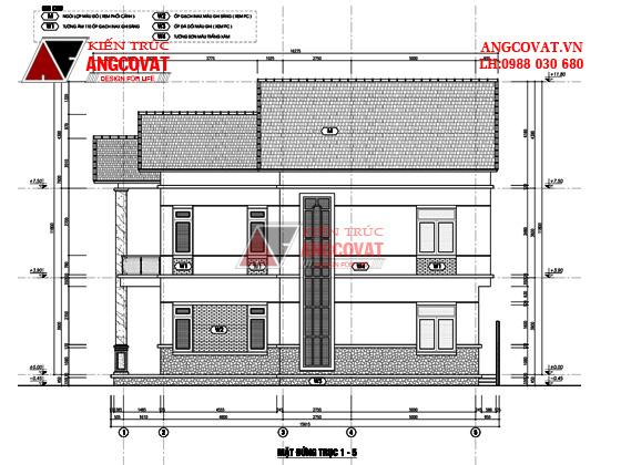 Bản vẽ thiết kế nhà diện tích 90m2 7