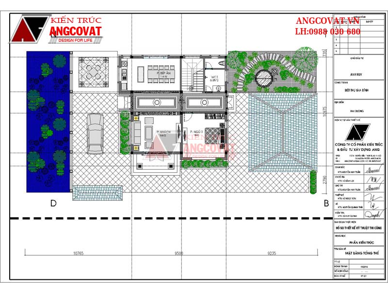 Mặt bằng thiết kế nhà diện tích 100m2 4