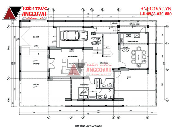 Thiết kế nhà 180m2 4