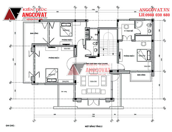 Thiết kế nhà 180m2 5