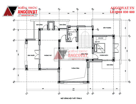 Thiết kế nhà 180m2 6