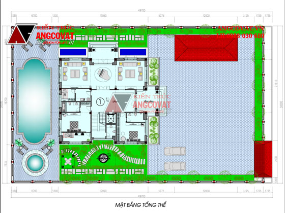 Bản vẽ thiết kế nhà 3 tầng 4