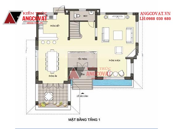 Mẫu design biệt thự 3 tầng 10x8m 5 phòng ngủ hiện đại tại Hà Nội BT111755