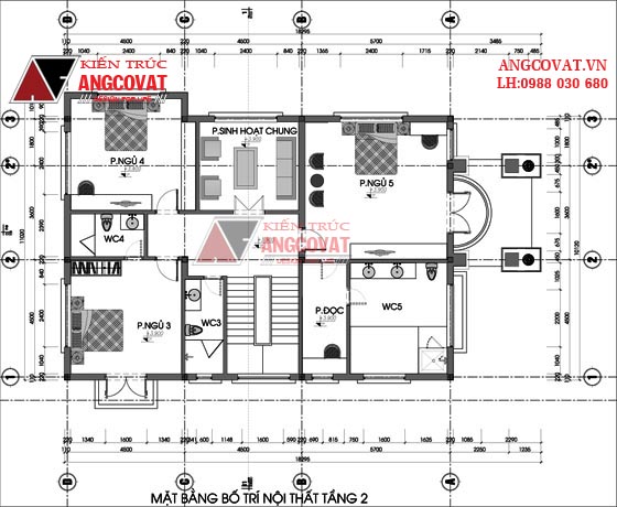 Hình ảnh kiến trúc biệt thự 3 tầng mặt tiền 10m phong cách châu Âu BT111655