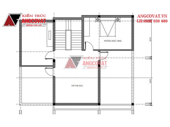 Design mẫu biết thự mặt tiền 8m 3 tầng phong cách hiện đại đẹp tại Điện Biên BT11755