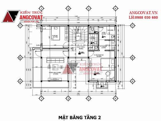 nhà 2 mặt tiền 3 tầng mái dốc 3