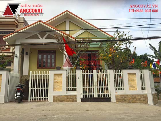 Phối cảnh nhà cấp 4 có tầng hầm 3