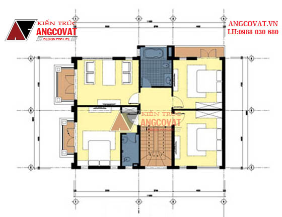 Thiết kế nhà diện tích 110m2 4