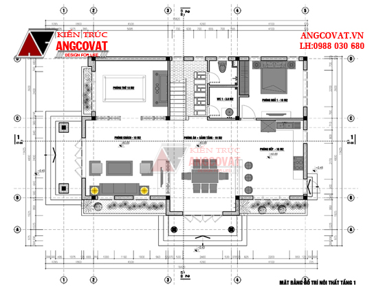 Mẫu design thiết kế nhà diện tích 120m2 2 tầng 4 phòng ngủ tại Bắc Ninh BT119046