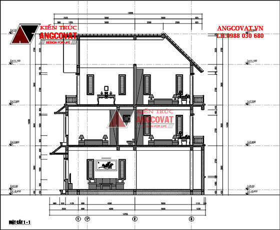 Thiết kế nhà diện tích 130m2 10