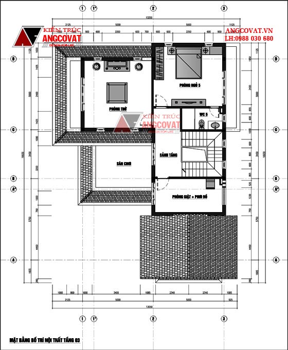 Thiết kế nhà diện tích 130m2 6