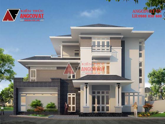 Thiết kế nhà phong cách Châu Âu 1