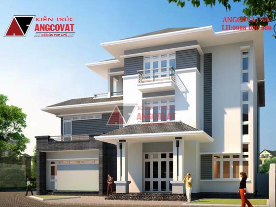 Thiết kế nhà phong cách Châu Âu 2