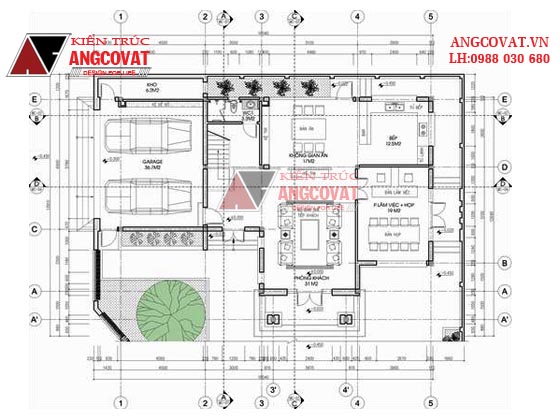 Thiết kế nhà phong cách Châu Âu 4