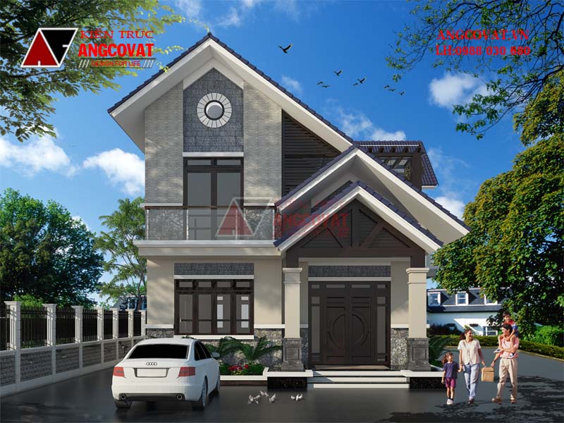Xây nhà 2 tầng diện tích 100m2 4 phòng ngủ đẹp hết bao nhiêu tiền