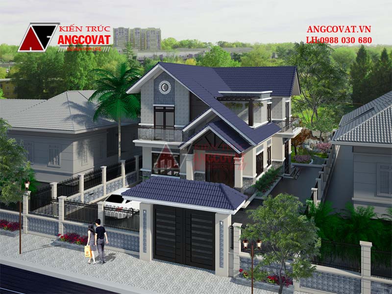 Xây nhà 2 tầng diện tích 100m2 hiện đại đẹp hết bao nhiêu tiền