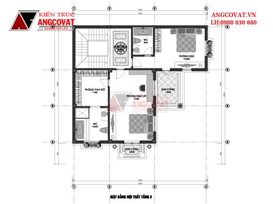 Thiết kế nhà diện tích 150m2 6