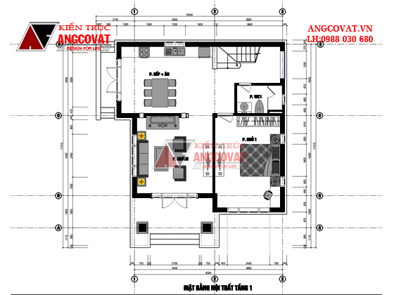 Chi phí xây nhà diện tích 8x10m 2 tầng mái thái đẹp 2 mặt tiền tại Thanh Hóa BT127016