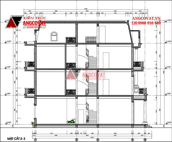 Xây nhà mặt tiền 10m 12