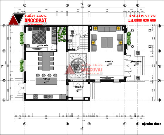 Xây nhà mặt tiền 10m 4