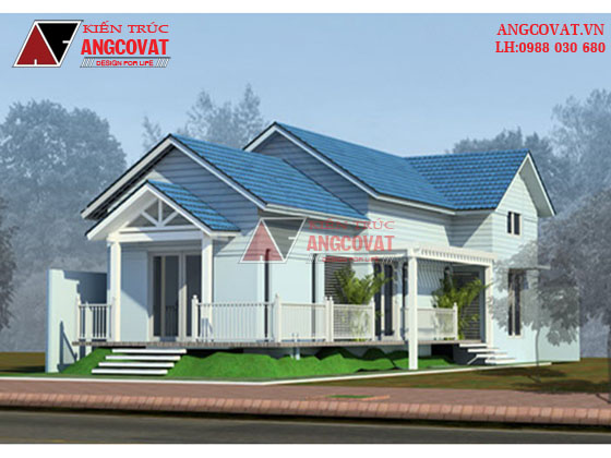 Kiến trúc nhà mặt tiền 8m diện tích 140m2 3 phòng ngủ BT91965