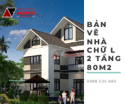 Giải đáp thắc mắc có nên thiết kế bản vẽ nhà chữ L 2 tầng 80m2 hay không